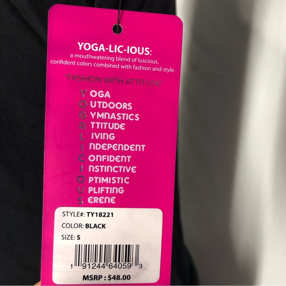 New Yogalicious Women's Black Sleeveless - Picture 8 of 14